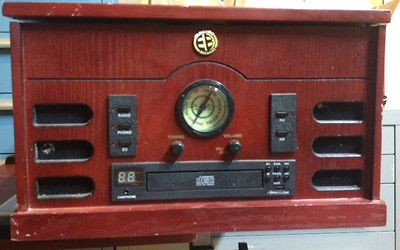 Electro Brand Vintage 4 in 1 Stereo CD Cassette Record Player