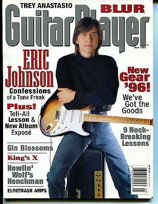 GUITAR PLAYER MAGAZINE   MAY 1996   ERIC JOHNSON, KINGS X, GIN 