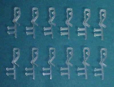 ONE DOZEN 2 WOOD BLIND Short Projection VALANCE CLIPS