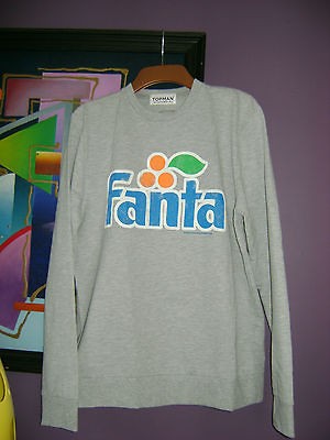 BN FUNKY MEN`S GREY TOP JUMPER FANTA by TOPMAN COCA COLA Size XL