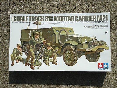 Tamiya 1/35 WWII U.S. M21 Halftrack 81mm Mortar Carrier, MIB