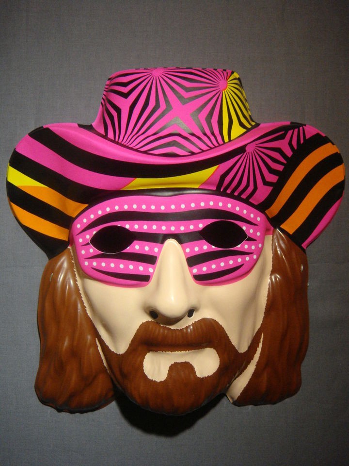 randy macho man savage wcw wwe wrestler pvc mask time