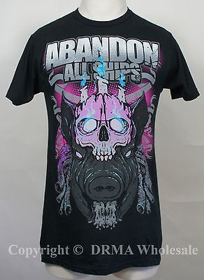 Authentic ABANDON ALL SHIPS Candles Slim Fit T Shirt S M L XL NEW