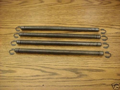 bluebird dethatcher blade shafts with clips 5002 