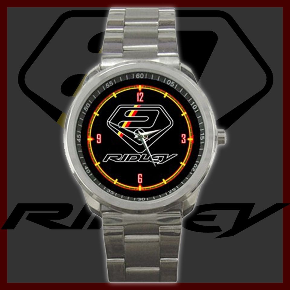 ridley bike logo sport metal watch from hong kong time