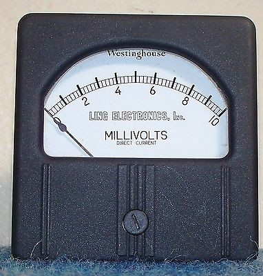 ling electronics millivolts meter 0 10mv type rx 35 time