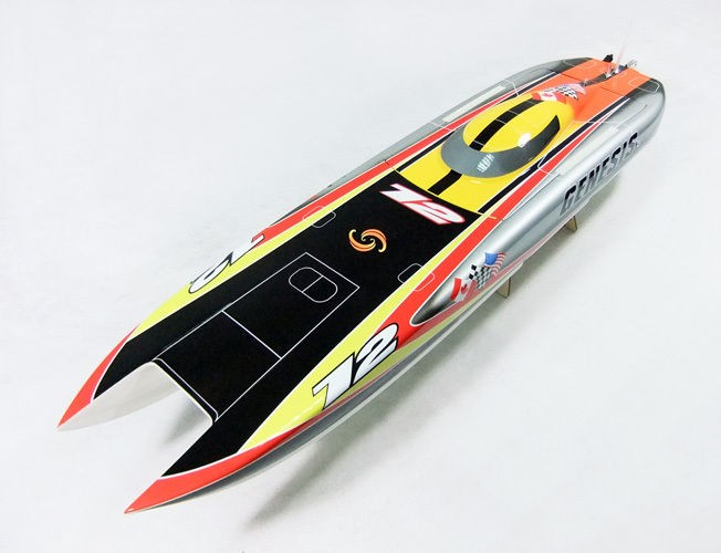   Genesis HIGH SPEED Electric RTR Boat RC Fiberglass Catamaran