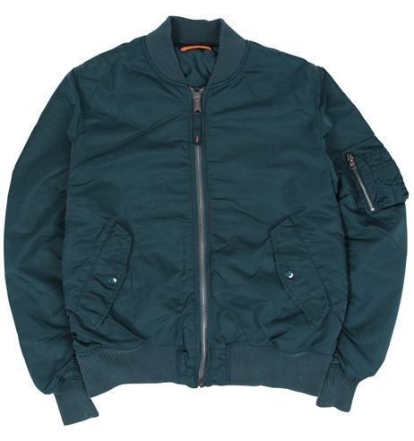   Industries MA 1 Flight Jacket Reissued   Navy, Maroon, Sage, Metal