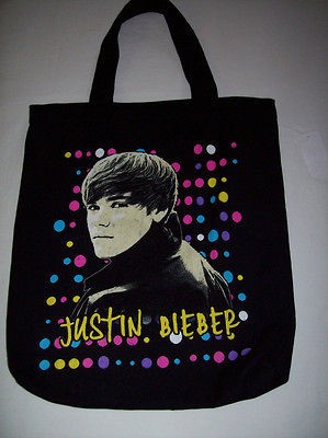 nwt justin bieber tote bag