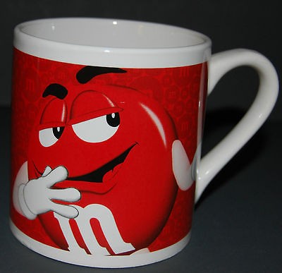 Ms Large Yellow & Red Coffee Mug Cup Official Licensed Product Mars 