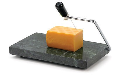 RSVP Green Marble Cheese Slicer Cutter Thick/Thin Sandwich/Crack​er 