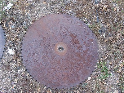 Large Sawmill Buzz Saw Blade 30 1/2 Diameter Solid Sawblade