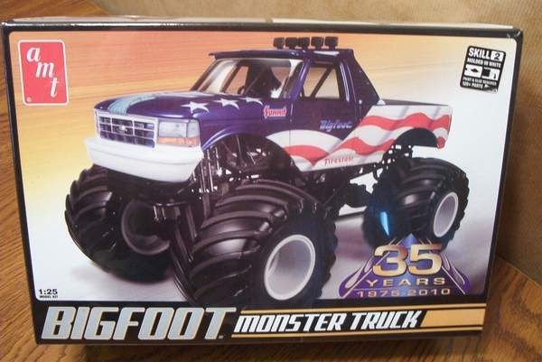 amt bigfoot monster truck model kit 1 25 scale time