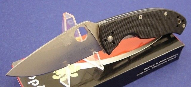 spyderco tenacious plain edge g 10 folding knife c122gp time