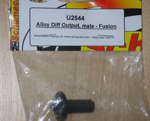 schumacher u2544 alloy diff output male fusion 