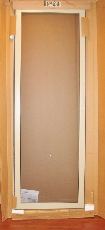   View Screen Door 30 x 81.5~Includes Frame & Hardware~No Glass~BNIB