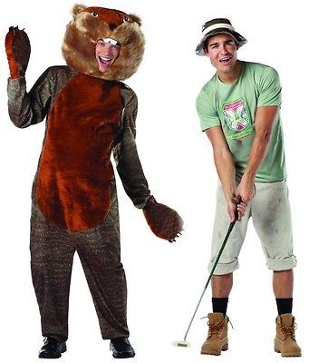 Caddyshack   Gopher & Carl Spacker Adult Costume Set   One Size
