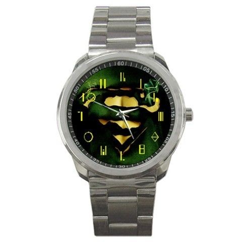 SMALLVILLE Superman Burn Out Logo Clark Kent Watch fit for shirt