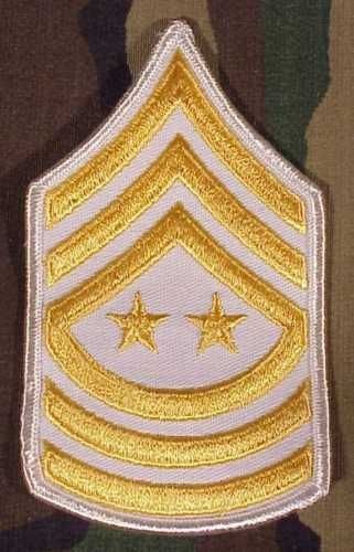 rank sergeant major of the army white mess dress female