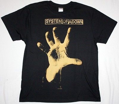   OF A DOWN HAND S.O.A.D. SOAD SERJ TANKIAN S XXL NEW BLACK T SHIRT