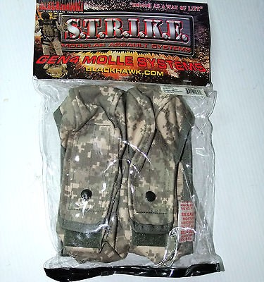 acu strike double mag pouch cordura a m blackhawk arpat