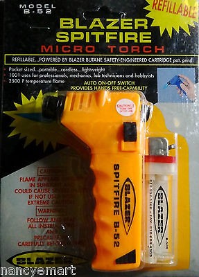 blazer spitfire micro torch b 52 brand new in package