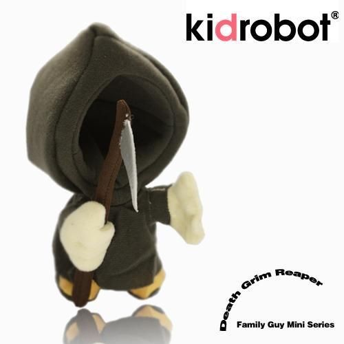 kidrobot family guy mini series death grim reaper plush  8 