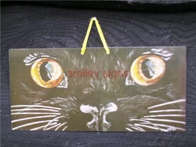 pet related smiley signs cats eyes garden wp17 31 time