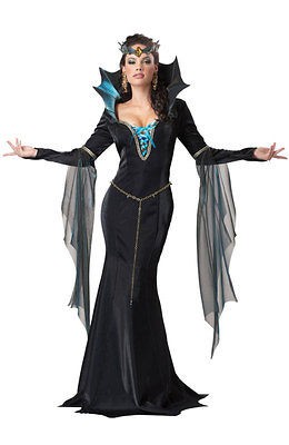 brand new evil sorceress queen witch adult costume