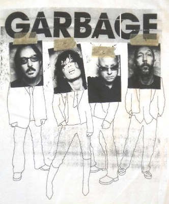 GARBAGE New MD Medium White 2005 Concert Bleed Like Me Tour T SHIRT 