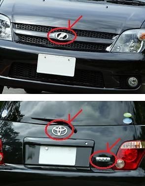 scion xa toyota ist emblem front rear ncp6 2005 2006 2007 from japan 