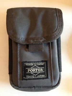   PORTER TOKYO JAPAN YOSHIDA & COMPANY MENS GREY WAIST BELT CAMERA BAG