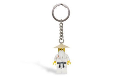 Lego 853101 NINJAGO Minifig SENSEI WU Key Chain RARE Promotion VERY 