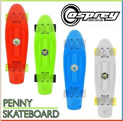 OSPREY RETRO SKATEBOARD PENNY STYLE CRUISER COMPLETE SKATE BOARD DECK 