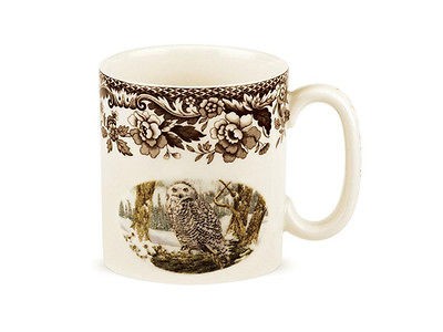 spode woodland mug snowy owl  21 32