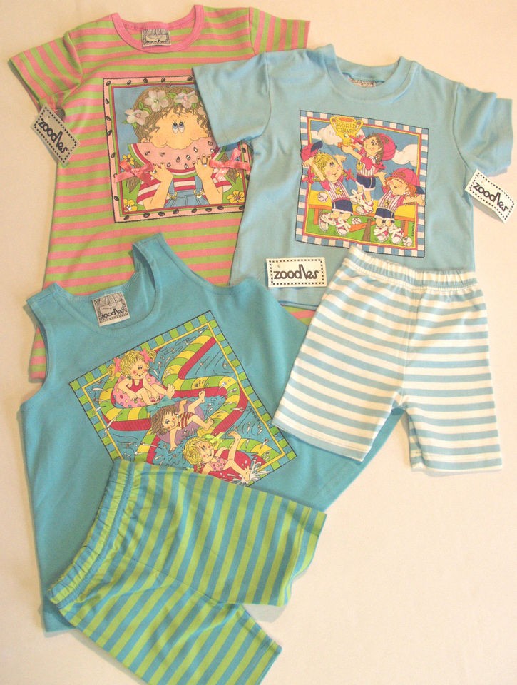   Lot 3 Outfits Watermelon Stripe Waterslide Softball Shorts T Shirt 3T