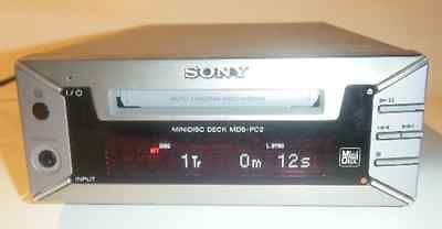 SONY MINIDISC RECORDER PLAYER DECK MDS PC2 MD5 PC2 MINI DISC MINIDISK 