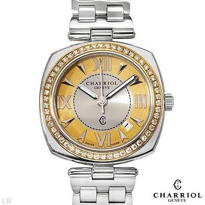   In Switzerland Swiss Movement Diamond Stainless Steel Ladies Watch