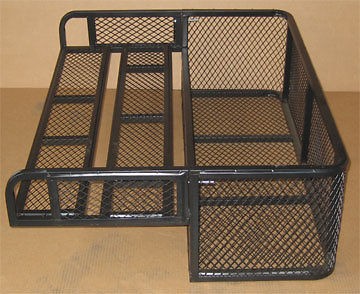 ATV UTV DROP REAR Cargo Carrier Steel Wire Basket Rack UNIVERSAL