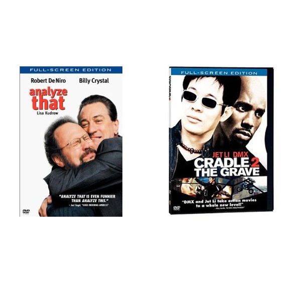 Analyze That / Cradle 2 The Grave   2 DVD Pack Robert DeNiro, Jet Li 