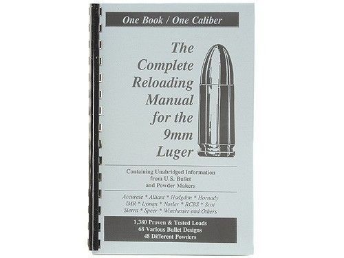 9mm luger parabellum reloading manual loadbook usa 