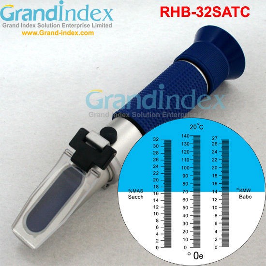 AHCOHOL REFRACTOMETER REFRACTOR TESTER Wine Beer Hydrometer