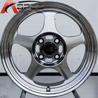   ROTA SLIPSTRAM 4X100 +40 FULL ROYAL STEEL GRAY WHEEL FITS CIVIC YARIS