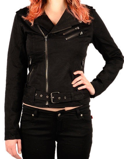 TRIPP GOTHIC COAT MOTO STEAMPUNK BLACK GOTH PUNK EMO MOTO JACKET 