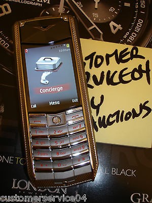 Genuine Vertu Ascent X Black/RED Polished Knurled Titanium a Super 