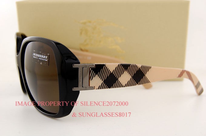 Brand New Burberry Sunglasses BE 4086 3001/73 BLACK 100% Authentic