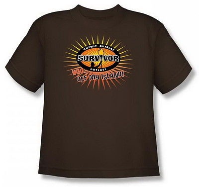 survivor off my island youth coffee t shirt cbs374 yt