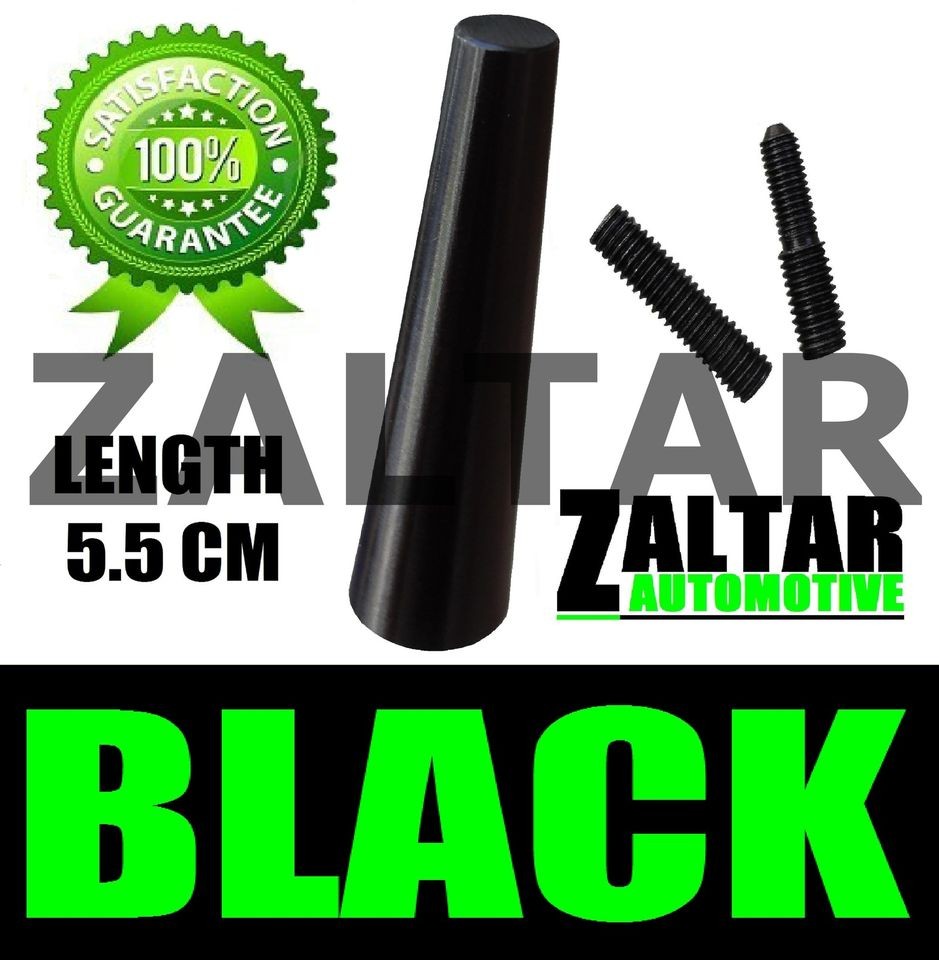 BLACK REPLACEMENT AERIAL AM FM ALUMINIUM RADIO MAST SUZUKI ALTO