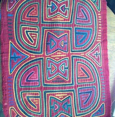 Hand Stitched Kuna Mola San Blas Islands Panama ~ Many Colors