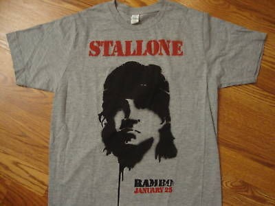 sylvester stalone rambo rocky t shirt s